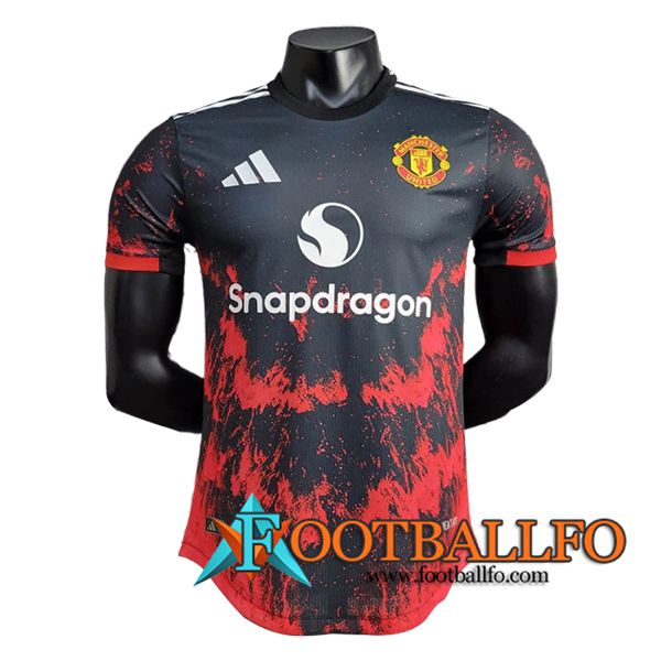 Camisetas De Futbol Manchester United Special Editioncile Negro/Rojo 2024/2025