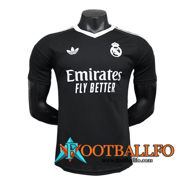 Camisetas De Futbol Real Madrid Portero Negro 2024/2025