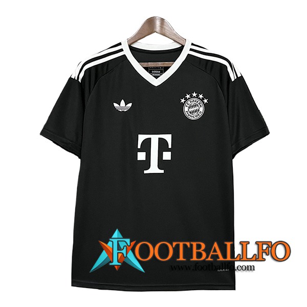 Camisetas De Futbol Bayern Munich Portero Negro 2024/2025