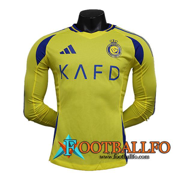 Camisetas De Futbol Al-Nassr Manga Largas Primera 2024/2025