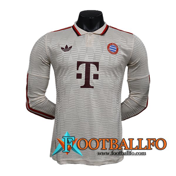 Camisetas De Futbol Bayern Munich Manga Largas Champions League 2024/2025