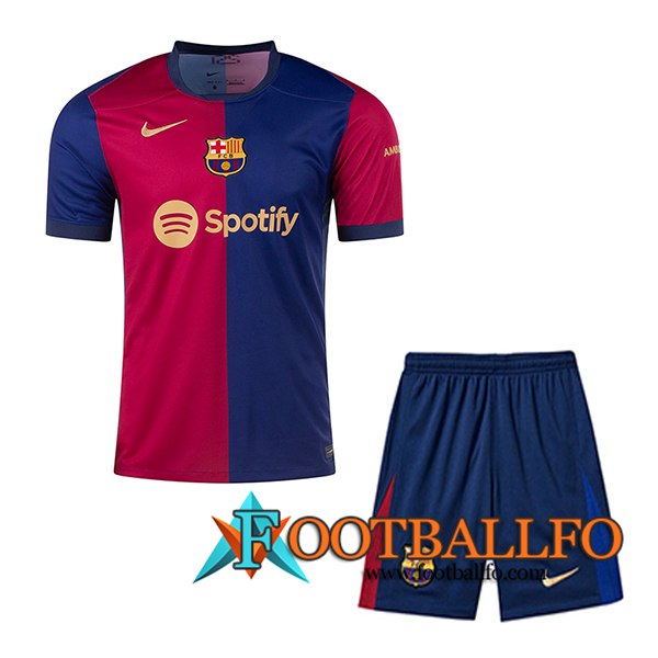 Nueva Camisetas De Futbol Barcelona Ninos Segunda 2024/2025