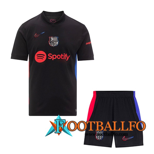 Nueva Camisetas De Futbol Barcelona Ninos Segunda 2024/2025