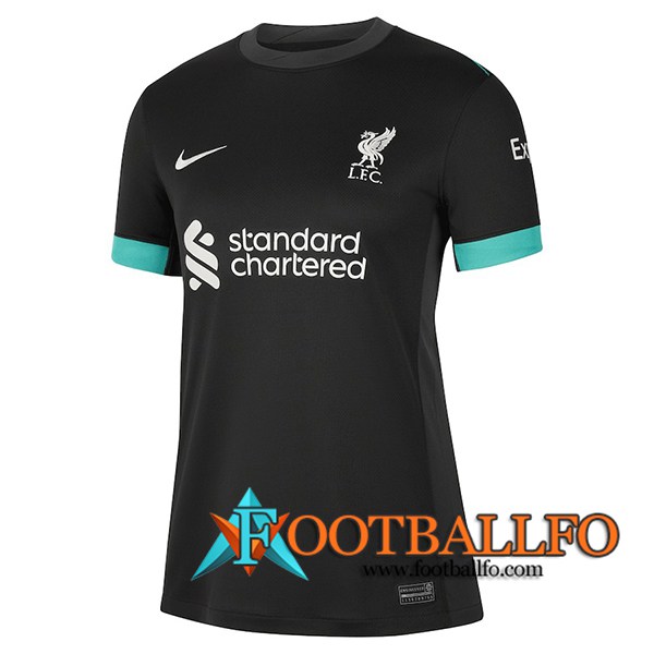 Nueva Camisetas De Futbol FC Liverpool Mujer Segunda 2024/2025