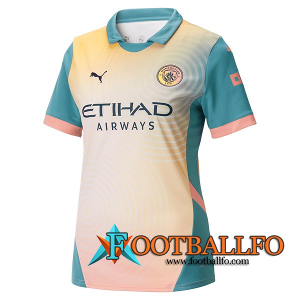 Nueva Camisetas De Futbol Manchester City Mujer Fourth 2024/2025