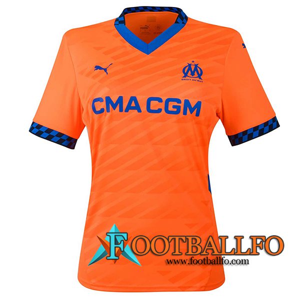 Nueva Camisetas De Futbol Marsella OM Mujer Tercera 2024/2025