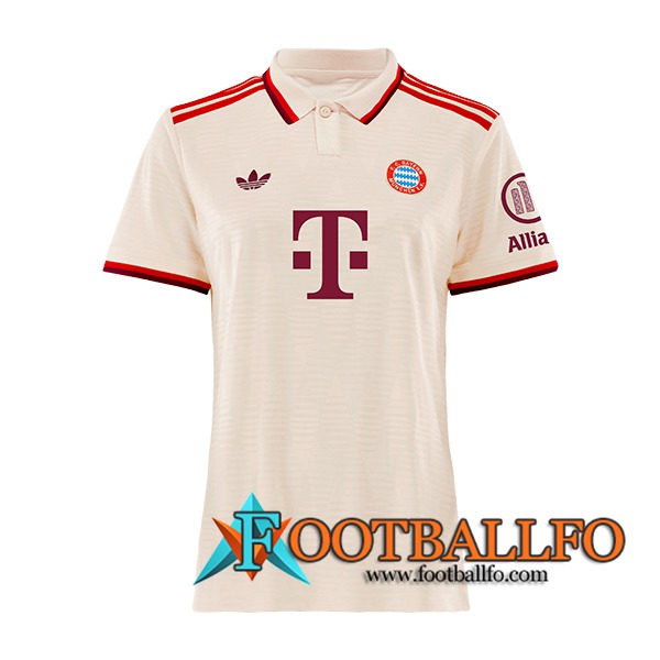 Nueva Camisetas De Futbol Bayern Munich Mujer Champions League 2024/2025