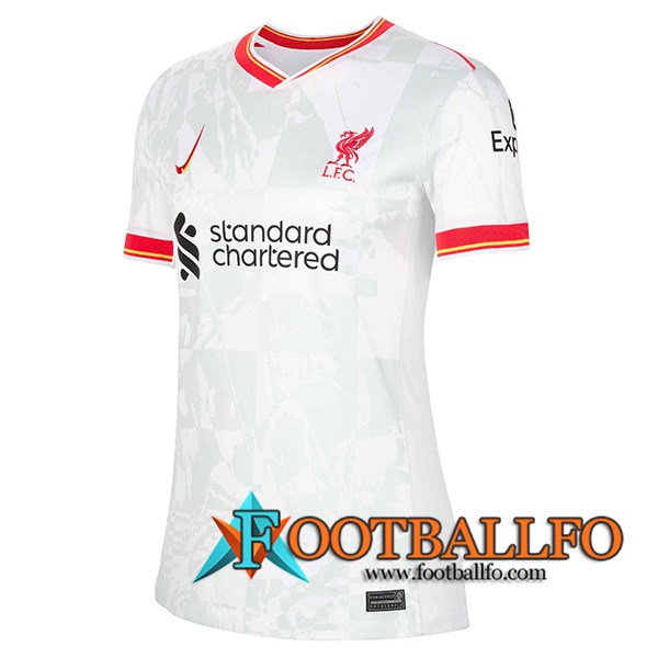 Nueva Camisetas De Futbol FC Liverpool Mujer Tercera 2024/2025