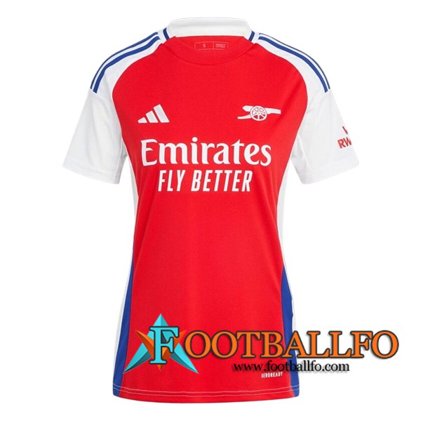 Nueva Camisetas De Futbol Arsenal Mujer Primera 2024/2025