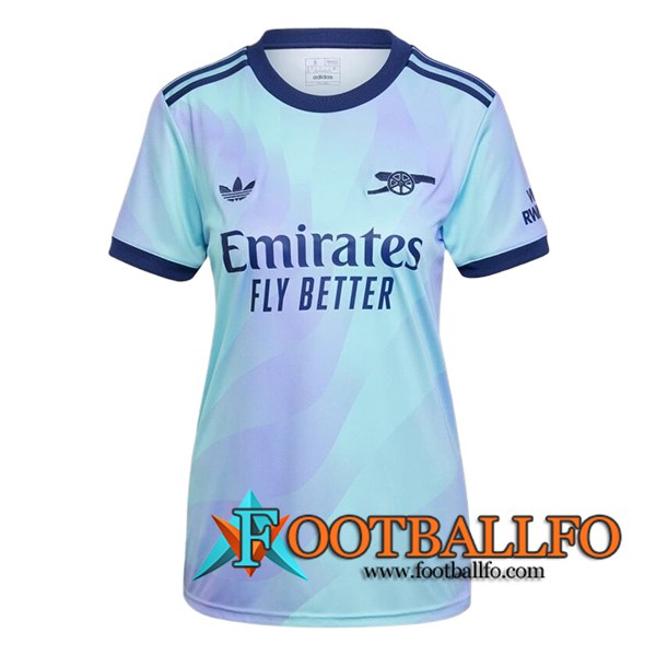 Nueva Camisetas De Futbol Arsenal Mujer Tercera 2024/2025