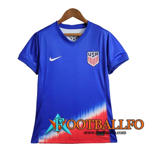 Camisetas De Futbol Estados Unidos Mujer Segunda 2024/2025