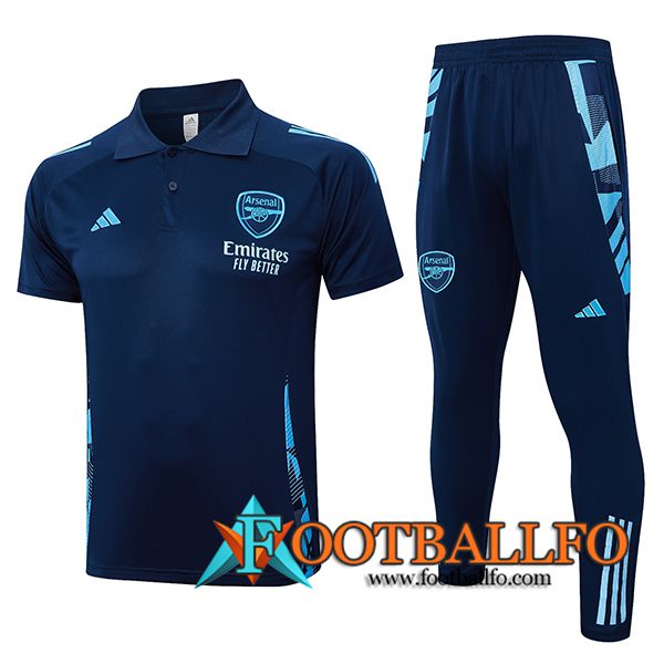 Camiseta Polo Arsenal azul real 2024/2025