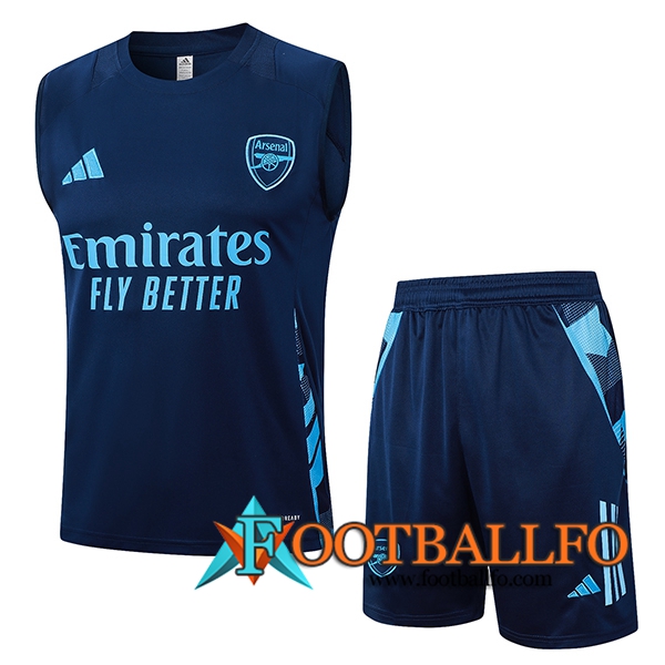 Camiseta Entrenamiento sin mangas Arsenal azul real 2024/2025