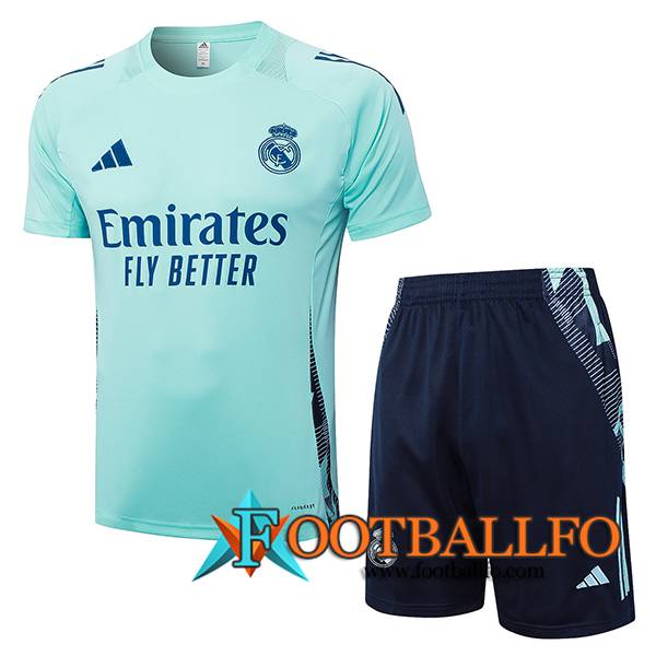 Camiseta Entrenamiento Real Madrid Verde/Azul 2024/2025