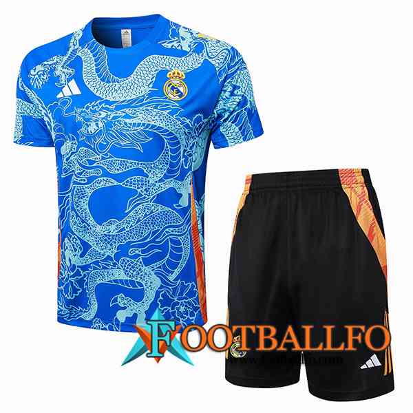 Camiseta Entrenamiento Real Madrid Azul 2024/2025