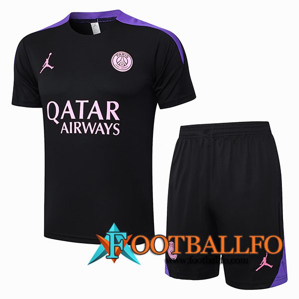 Camiseta Entrenamiento PSG Negro/Violeta 2024/2025