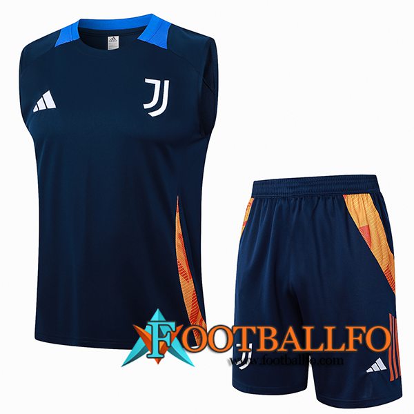 Camiseta Entrenamiento sin mangas Juventus azul real 2024/2025