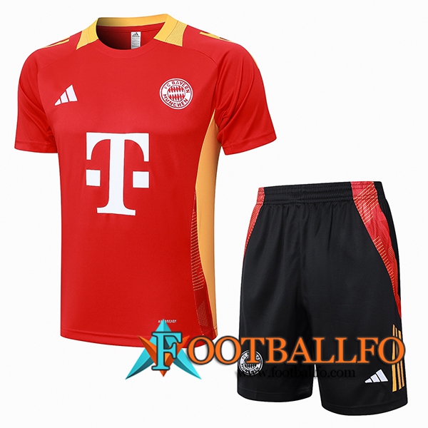 Camiseta Entrenamiento Bayern Munich Rojo/Amarillo 2024/2025