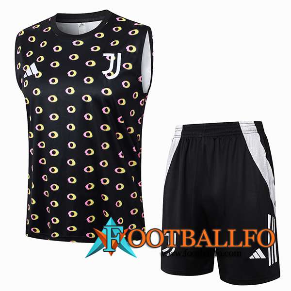 Camiseta Entrenamiento sin mangas Juventus Negro 2024/2025