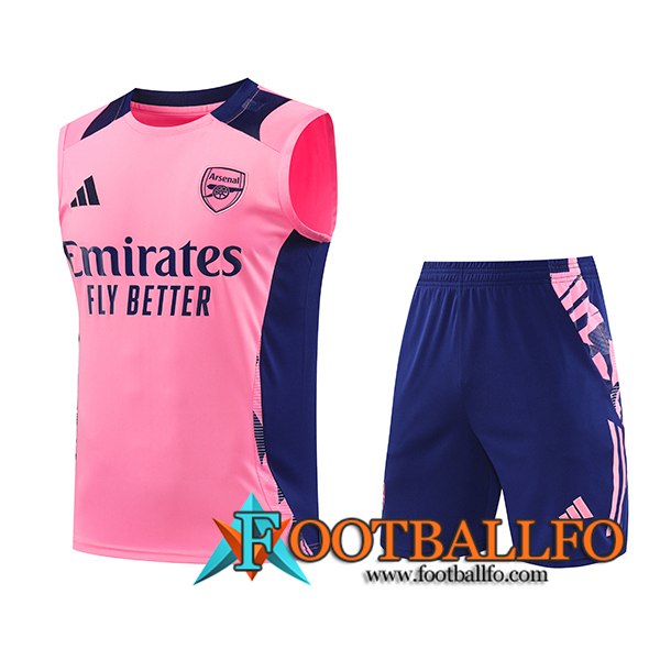 Camiseta Entrenamiento sin mangas Arsenal Rosa/Violeta 2024/2025