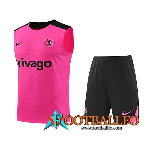 Camiseta Entrenamiento sin mangas FC Chelsea Violeta/Negro 2024/2025