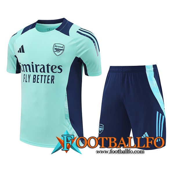 Camiseta Entrenamiento Arsenal Verde/Ble 2024/2025