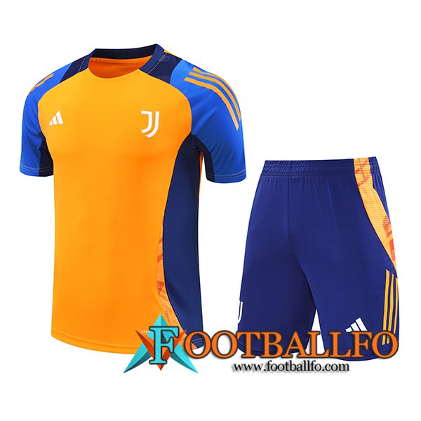 Camiseta Entrenamiento Juventus Naranja/Azul 2024/2025 -03