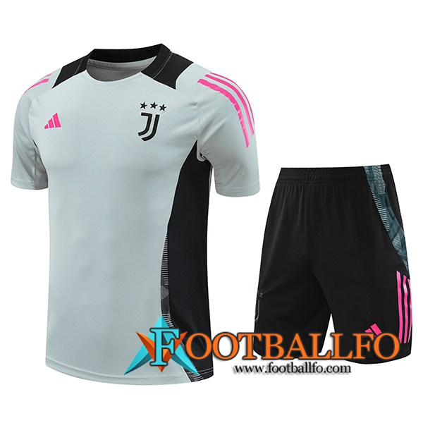 Camiseta Entrenamiento Juventus Gris/Negro 2024/2025