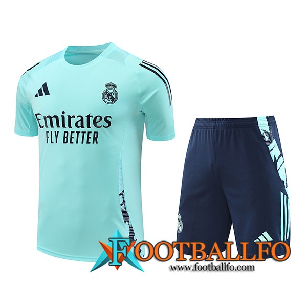 Camiseta Entrenamiento Real Madrid Verde/Azul 2024/2025