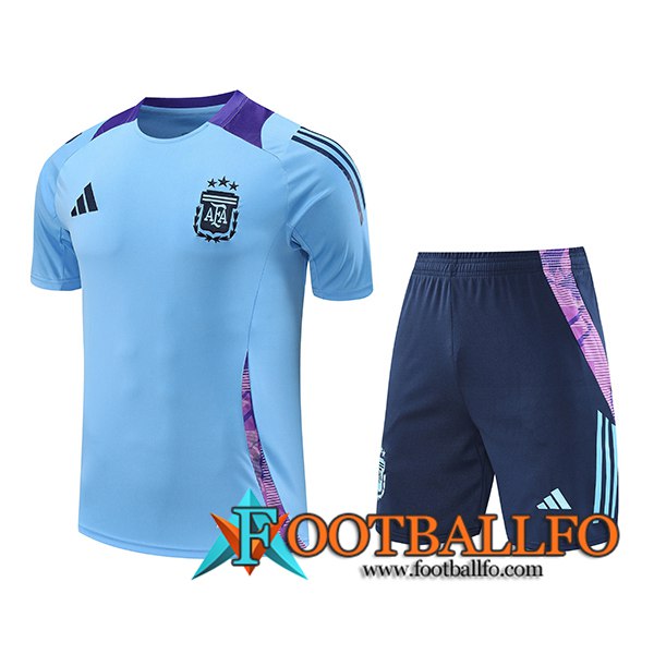 Camiseta Entrenamiento Argentina Azul/Violeta 2024/2025