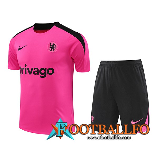 Camiseta Entrenamiento FC Chelsea Violeta/Negro 2024/2025