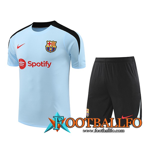 Camiseta Entrenamiento FC Barcelona Azul/Negro 2024/2025