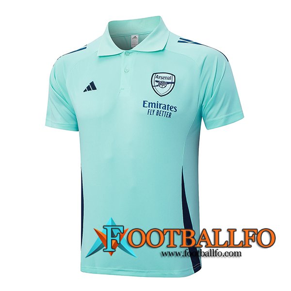 Camiseta Polo Arsenal Verde/Azul 2024/2025