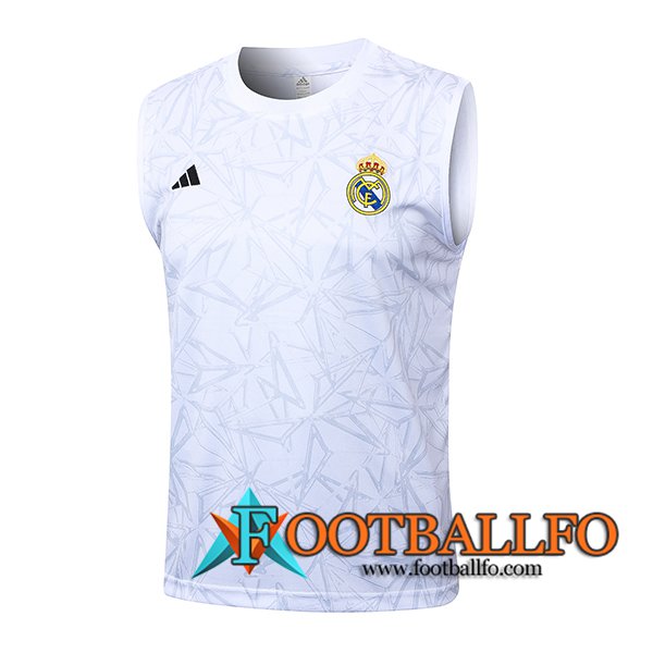 Chalecos De Futbol Real Madrid Blanco 2024/2025 -02