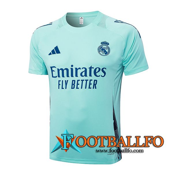 Camiseta Entrenamiento Real Madrid Verde/Azul 2024/2025