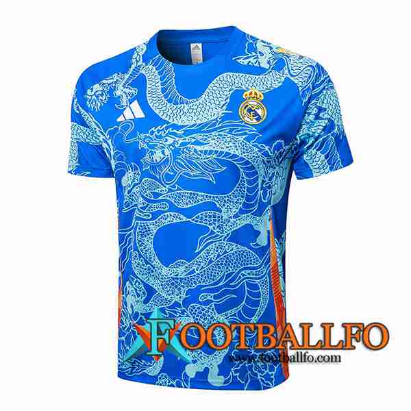 Camiseta Entrenamiento Real Madrid Azul 2024/2025