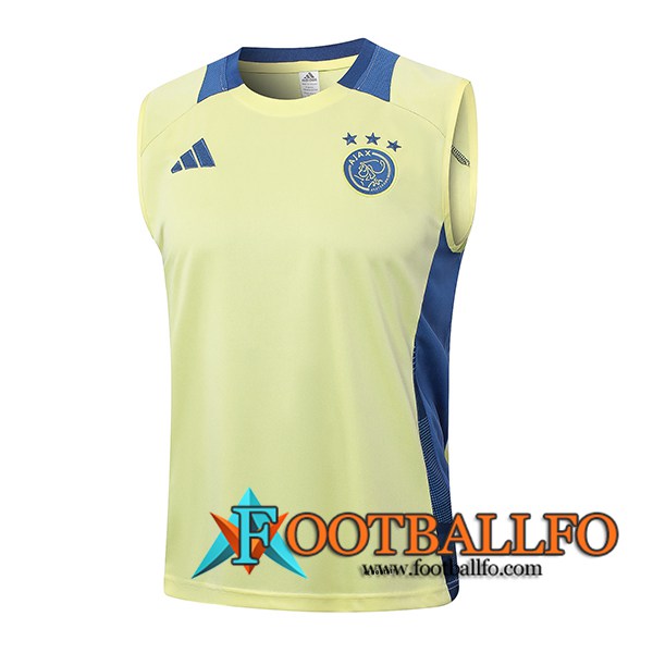 Chalecos De Futbol Ajax Amarillo/Azul 2024/2025