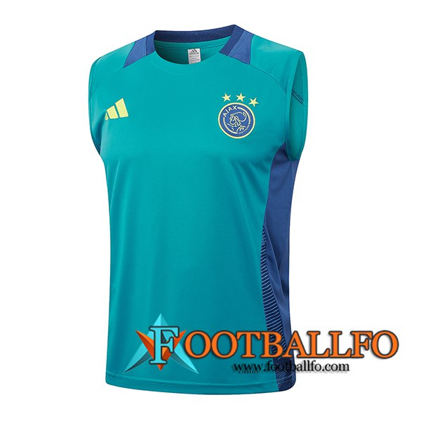 Chalecos De Futbol Ajax Verde/Azul 2024/2025