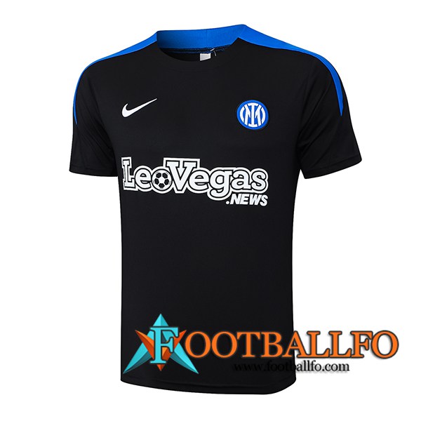 Camiseta Entrenamiento Inter Milan Negro/Azul 2024/2025