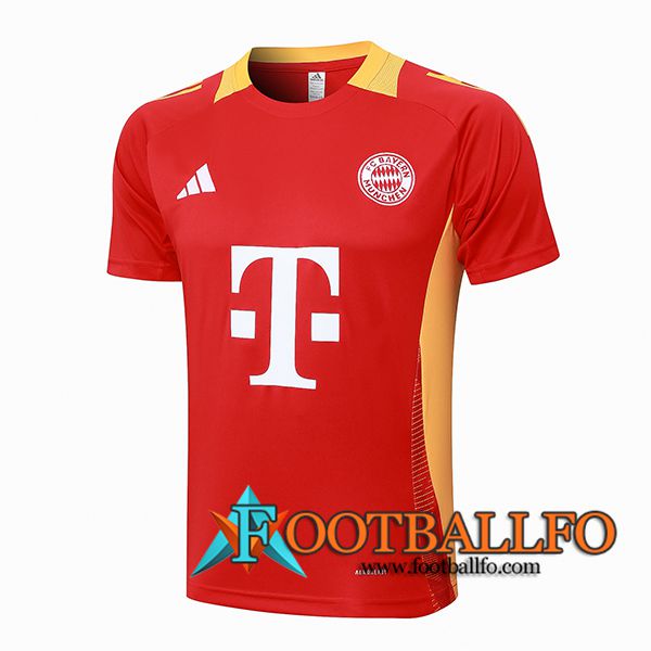 Camiseta Entrenamiento Bayern Munich Rojo/Amarillo 2024/2025