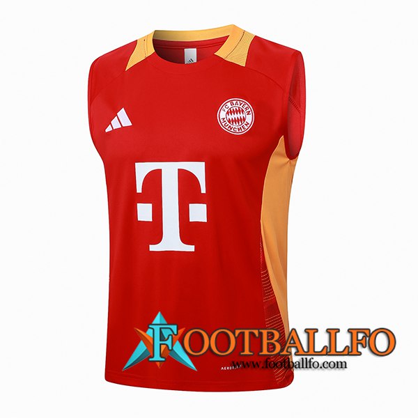 Chalecos De Futbol Bayern Munich Rojo/Amarillo 2024/2025