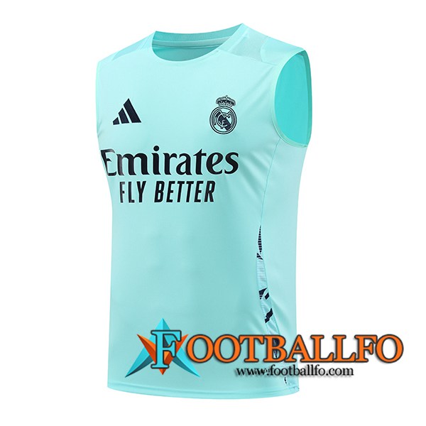 Chalecos De Futbol Real Madrid Verde/Azul 2024/2025