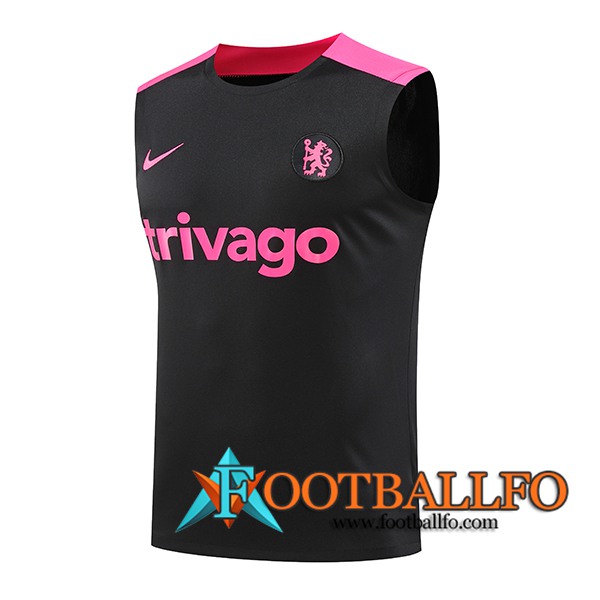 Chalecos De Futbol FC Chelsea Negro/Violeta 2024/2025