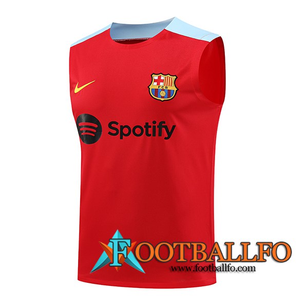 Chalecos De Futbol FC Barcelona Rojo/Azul 2024/2025