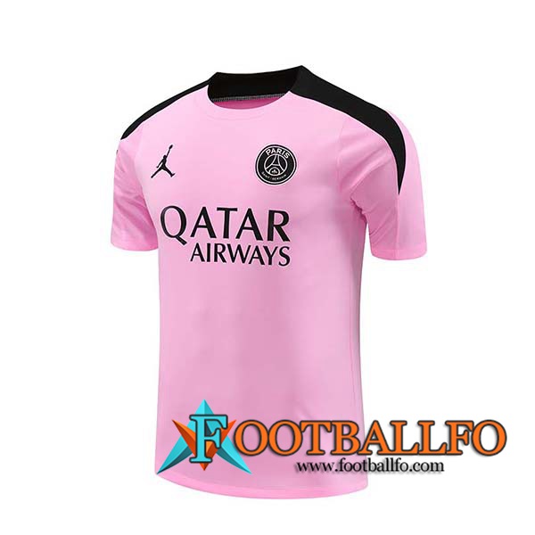 Camiseta Entrenamiento PSG Rosa/Negro 2024/2025