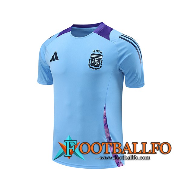 Camiseta Entrenamiento Argentina Azul/Violeta 2024/2025