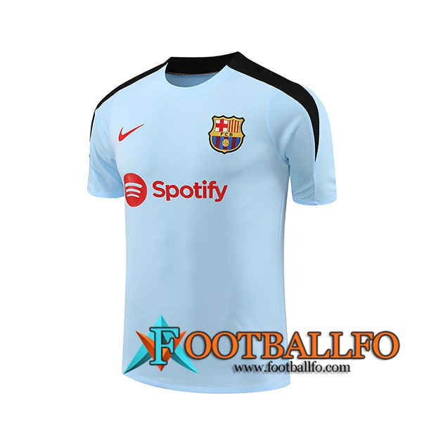 Camiseta Entrenamiento FC Barcelona Azul/Negro 2024/2025