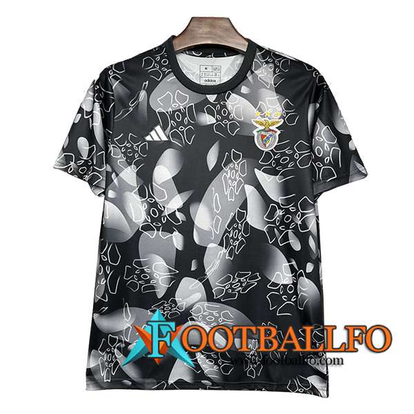 Camiseta Entrenamiento S.L.Benfica Negro/Gris 2024/2025