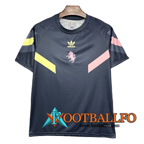 Camiseta Entrenamiento Juventus Negro/Amarillo/Rosa 2024/2025