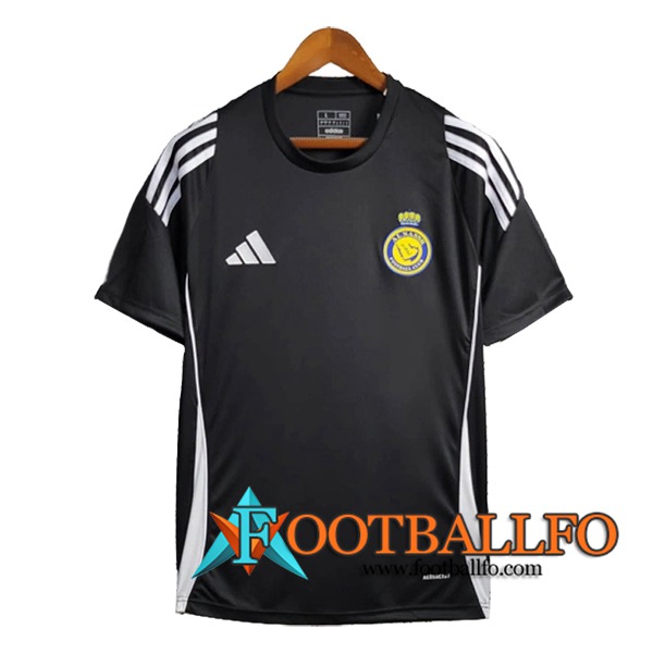 Camiseta Entrenamiento Al-Nassr FC Negro/Blanco 2024/2025